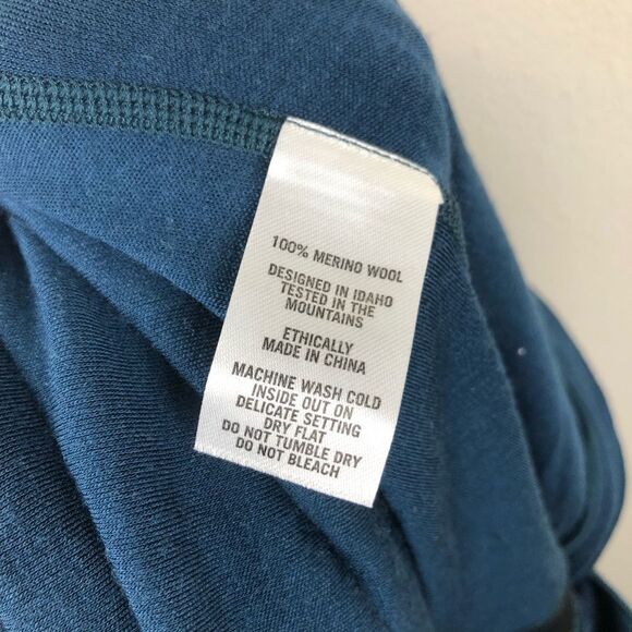 Wild Rye Olivia Onsie Base Layer Cycling Jumpsuit 100% Merino Wool Teal Size 0 - Picture 8 of 8